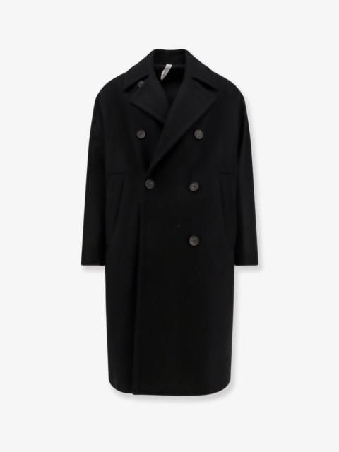 Other Designers Hevo Tricase Double-Breasted Wool Blend Coat