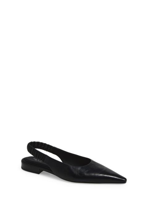 rag & bone rag & bone Mercer Pointed Toe Slingback Flat in Black at Nordstrom