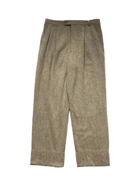 LANCEL LANCEL PARIS VELVET BAGGY TROUSER PANTS