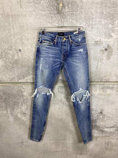 Fear of God NWOT FEAR OF GOD INDIGO DISTRESSED DENIM JEANS