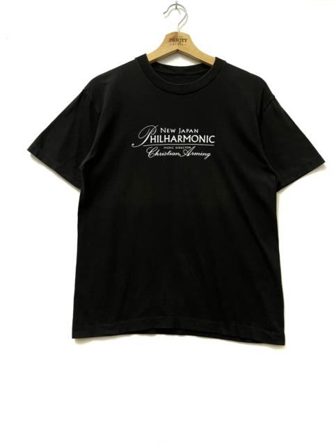 Other Designers Vintage - New Japan Philharmonic Christian Arming T-shirt Black