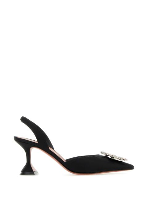 Amina Muaddi Amina Muaddi Women Black Satin Begum Pumps