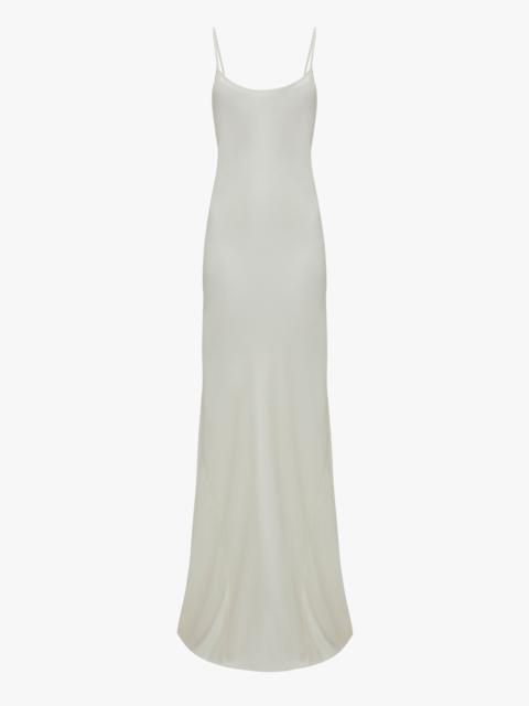 Victoria Beckham Floor-Length Cami Dress In Ivory