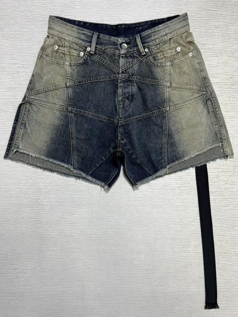 Rick Owens Rick Owens Drkshdw - Degrade Trucker Cut Offs
