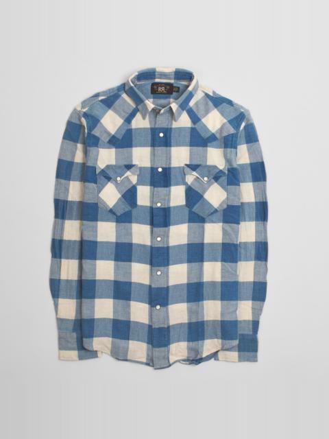 RRL by Ralph Lauren Double RL Western Check Shirt