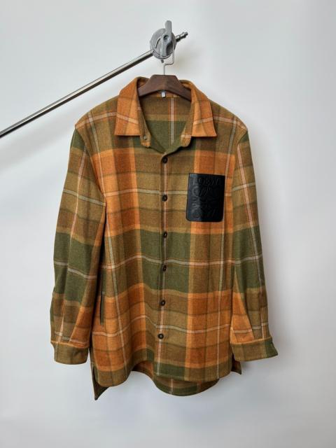 Loewe Loewe Multicolor Plaid Wool Blend Shirt