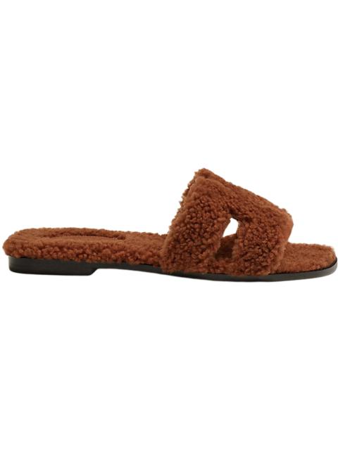 Hermès Hermes Oran Sandal Cognac Woolskin