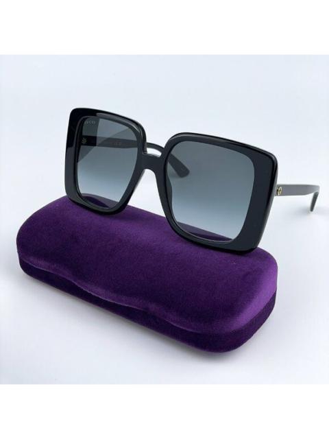 GUCCI NEW Gucci GG1314S 001 Black Dark Grey Oversized Square Women Sunglasses