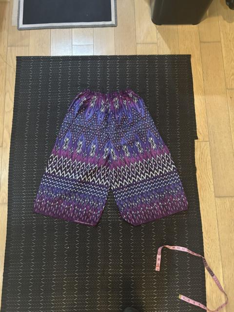 Vintage - Purple Thai Pattern Long Shorts Cotton