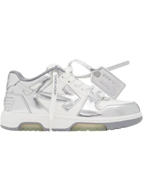 Off-White OFF-WHITE Out Of Office OOO Low Tops Silver White