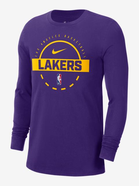 Nike Los Angeles Lakers Men's Nike NBA Practice Long-Sleeve T-Shirt