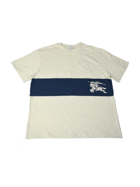Burberry Burberry EKD Stripe T-Shirts Navy Plaster