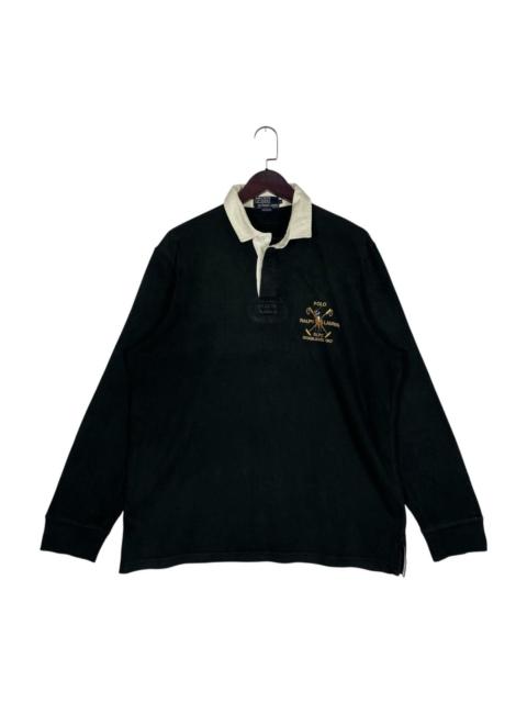 Ralph Lauren Vintage Polo Ralph Lauren Rugby Shirt Large Black