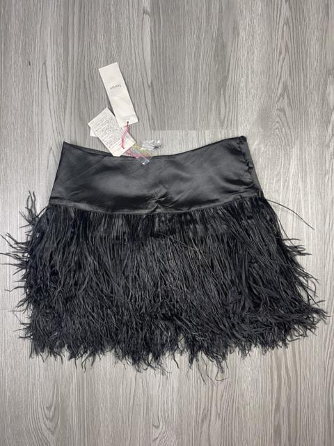 Other Designers Japanese Brand - Joias Japan Feathers all black mini skirt