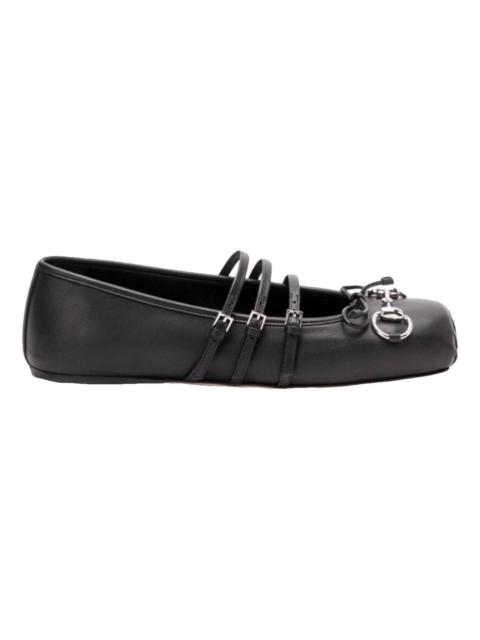 GUCCI Leather ballet flats