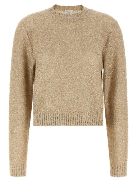 Brunello Cucinelli Brunello Cucinelli Women Micro Sequin Sweater