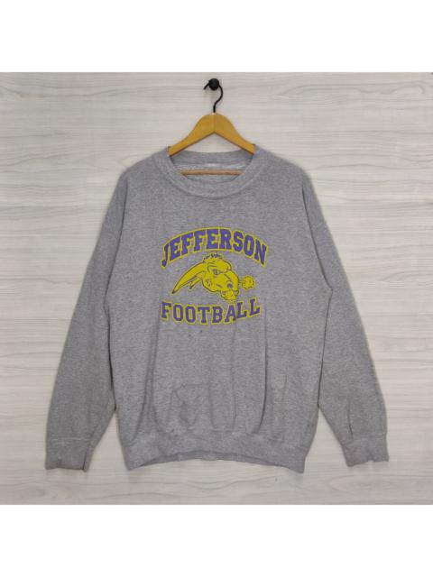 Other Designers NFL - 80s Distressed Sweatshirt Jefferson Football Sweater