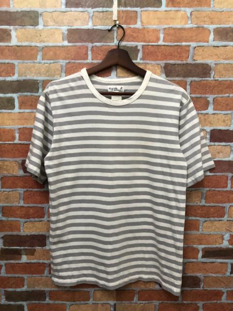 Other Designers Agnes B. - Vintage agnes b stripe plain tshirt