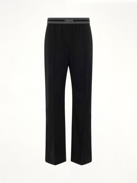 Loewe Logo Trousers in Black