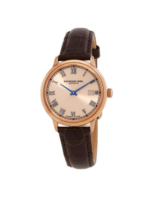 Other Designers Raymond Weil - Raymond Weil Toccata Quartz Rose Gold Dial Ladies Watch 5985-PC5-00859