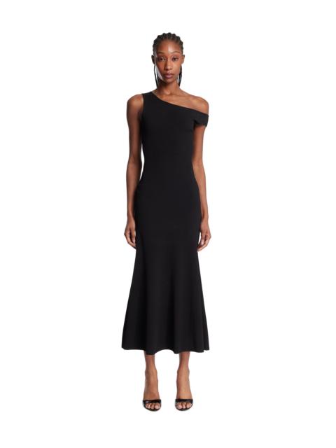 FFORME Black Off-Shoulder Midi Dress