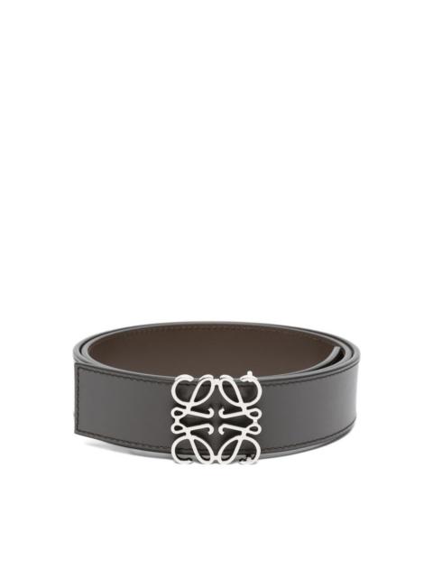 Loewe Anagram leather reversible belt
