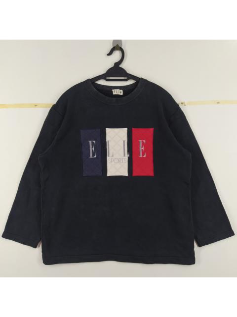 Other Designers Vintage - Vintage Elle Sports Embroidery Big Logo Spell Out