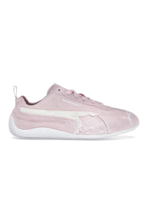 BALENCIAGA Balenciaga x Puma Speedcat Suede Distressed Pink White