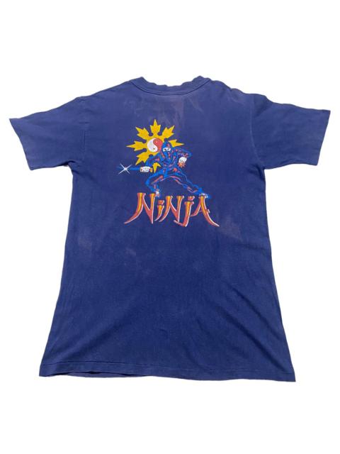 Other Designers Vintage 80s Ninja Shirt Sunfaded