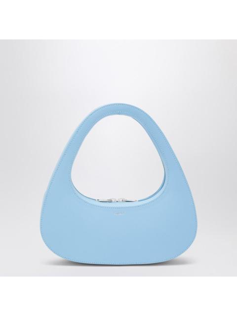 Coperni Micro Baguette Swipe Bag Light Blue Leather Women