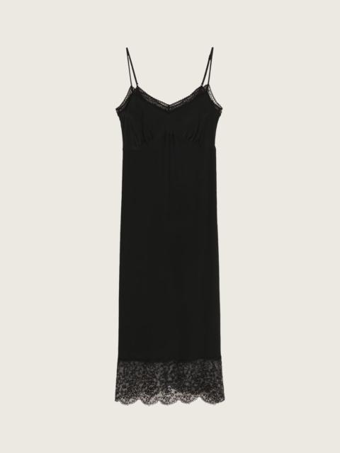 Simone Rocha Deep Lace Trim Slip Dress