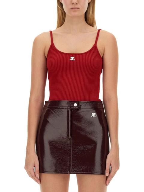 courrèges Courreges Women "Reedition" Knit Tank Top