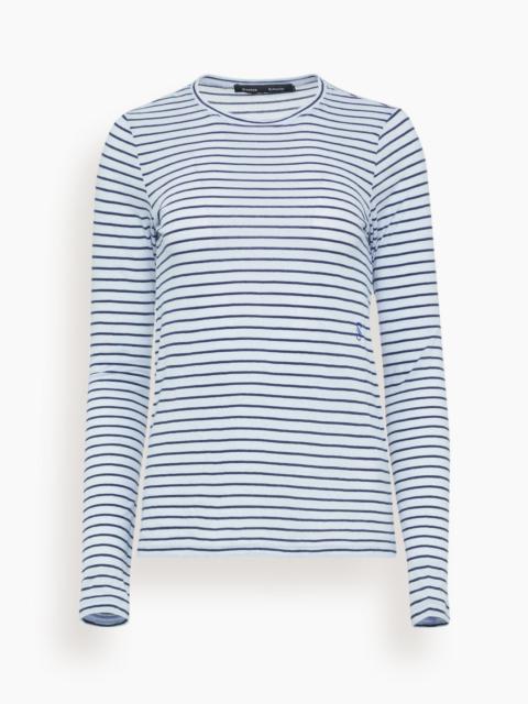Proenza Schouler Mia T-Shirt in Chambray Multi