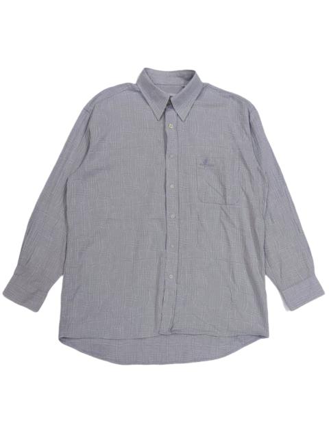 Other Designers Designer - RARE! KRIZIA UOMO ITALY JACQUARD ABSTRACT ART STYLE SHIRT