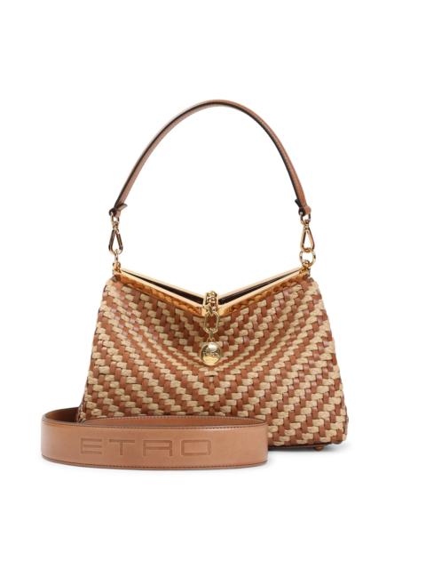 Etro Etro Vela M Rafia Shoulder Bag Women