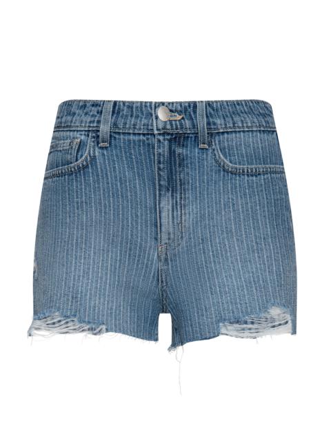 L'AGENCE Clark Distressed Jean Short