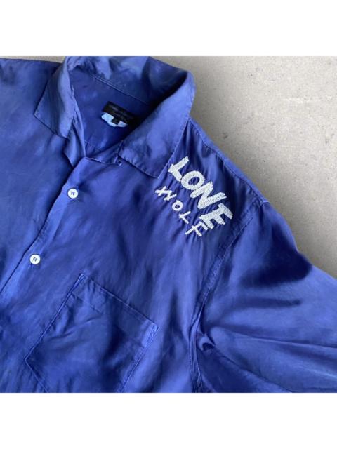 Comme Des Garçons SS07 Garment Dye Rayon Lone Wolf Shirt