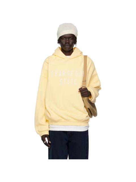 ESSENTIALS Yellow 90s Fit Fleece Hoodie