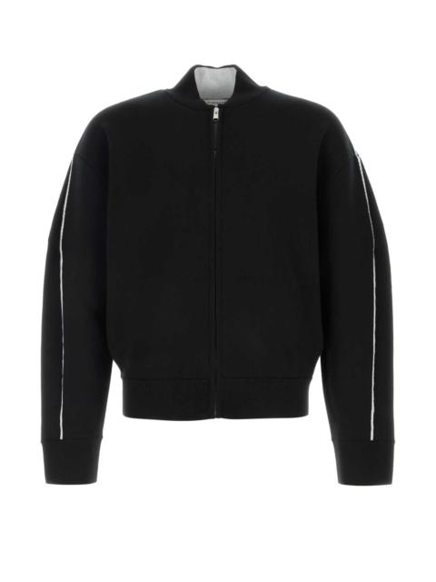 Givenchy Givenchy Men Black Stretch Wool Blend Cardigan