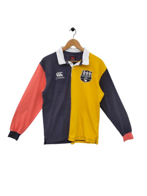 Other Designers Canterbury of New Zealand × Vintage - Vintage Canterbury of New Zealand Rugby Shirt Color Block