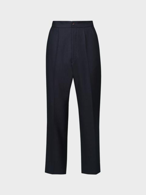Maison Margiela Wool Herringbone Trousers