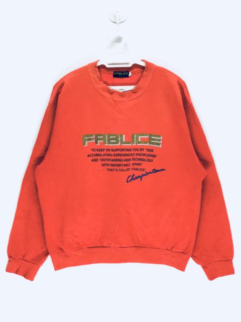 Other Designers Vintage - Vintage Fablice Japana Champion Team Big Spell Sweatshirt