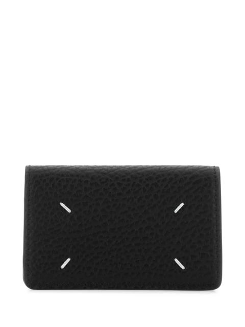 Maison Margiela Maison Margiela Women Black Leather Coin Purse