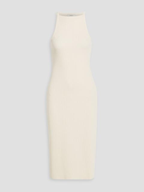 Other Designers Ribbed-knit midi dress