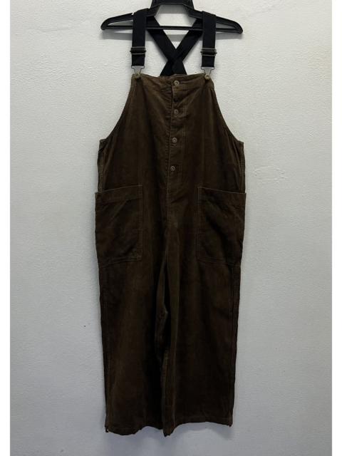 Other Designers Vintage-Style Brown Corduroy Overalls by Niko and … – Size M