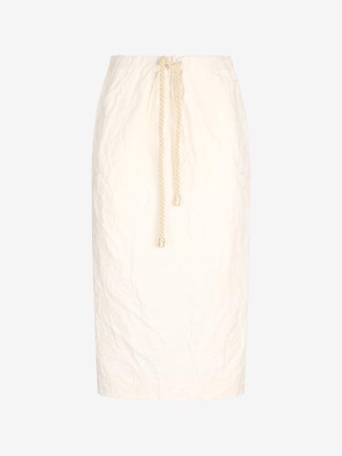 Roberto Cavalli Midi Skirt with Drawstring