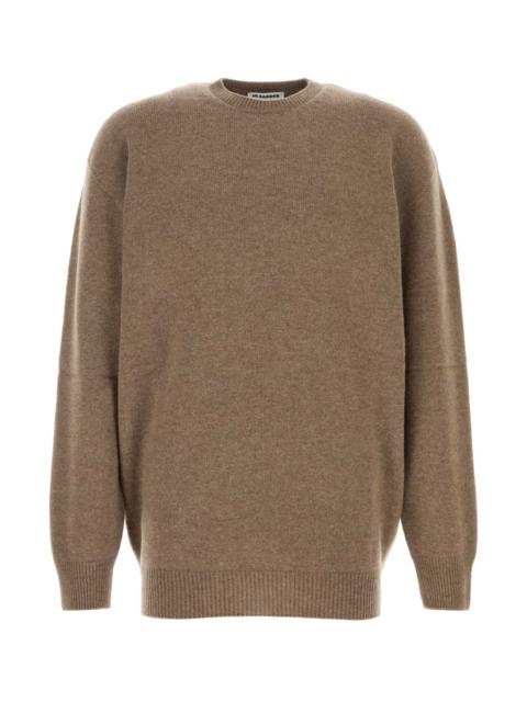 Jil Sander Jil Sander Men Biscuit Wool Blend Oversize Sweater