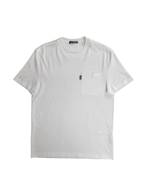 Versace Pocket T Shirt With Logo XS in White