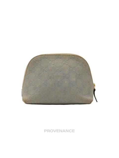 Gucci Zip Cosmetic Pouch - Powder Blue