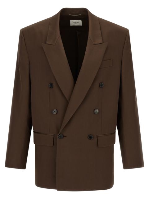 SAINT LAURENT Saint Laurent Men Satin Blazer